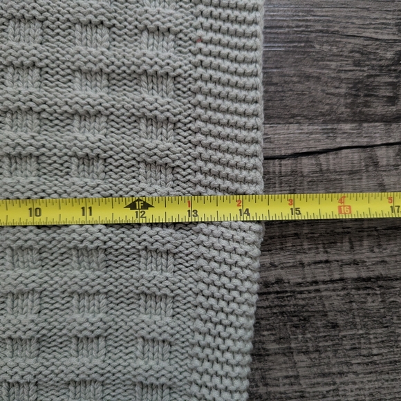 Sincerely Jules Mint Gray Ribbed Knit Sweater - Picture 4 of 7
